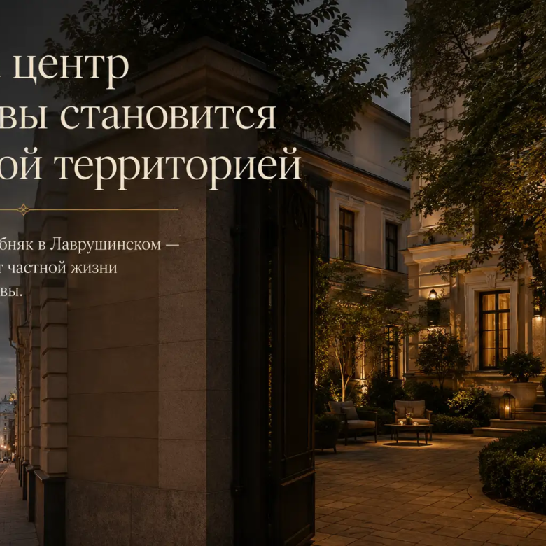 Когда квартира перестаёт быть квартирой: что на самом деле означает городской особняк в центре Москвы